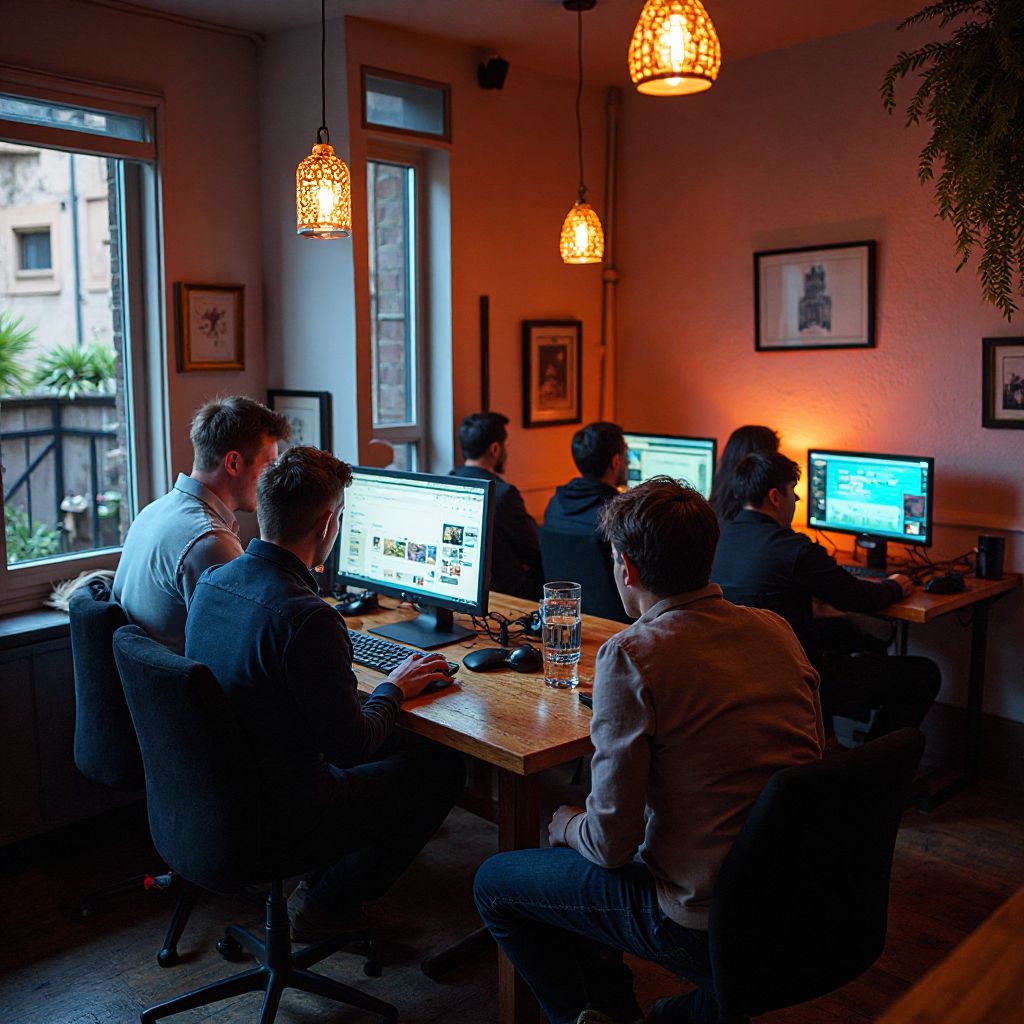 Original small gaming cafe in Sydney