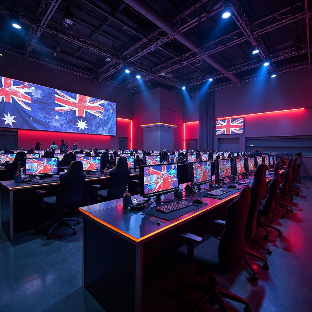 Australian Esports Championship arena